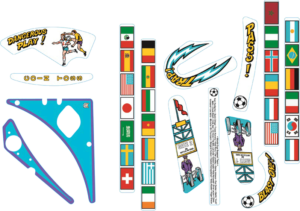 World Cup Soccer '94 Ramp/Playfield Decal Set