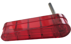 Flipper Bat Early Bally Transparent Red
