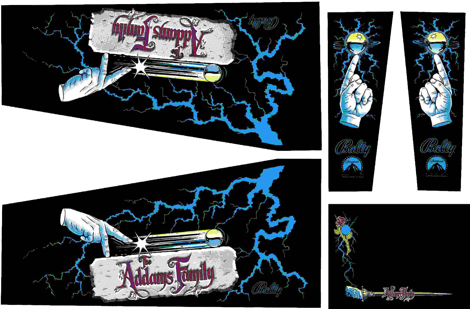 Addams Family Cabinet Decals - Image 1