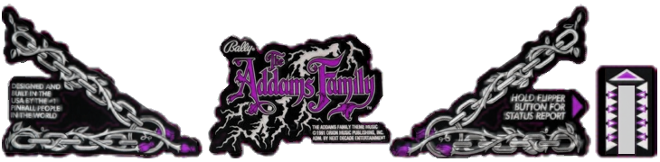 Addams Family Apron Decal Set - Image 1
