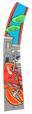 Attack from Mars Lobster Ramp Decal