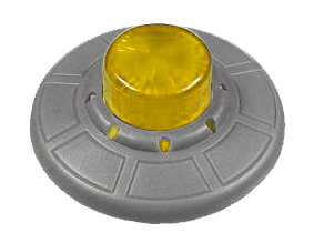 Attack from Mars Mini Saucer Yellow