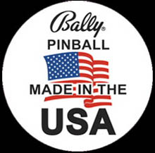 Bally "MADE IN USA" Decal