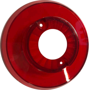Bumper Cap With Hole Red