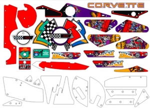 Corvette Plastic Set