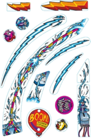 Cirqus Voltaire Underramp Decal Set/13 31-2835