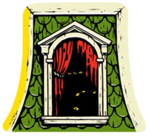 Addams Family Cloud Window Topper Decal