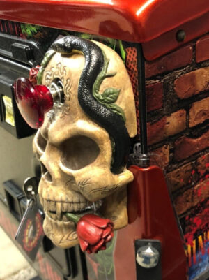 Guns N’ Roses Sculpted Skull Shooter by The Art of Pinball