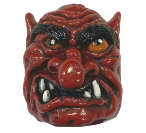 Medieval Madness Burgundy Troll Head