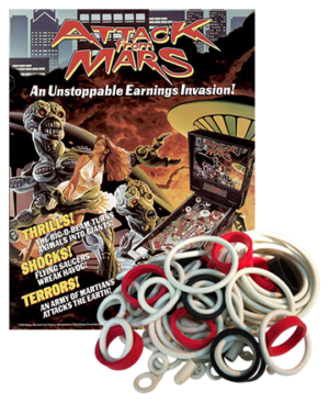 Attack from Mars rubberset