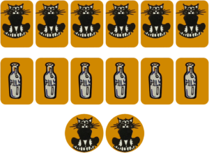 Bad Cats Target Decal Set