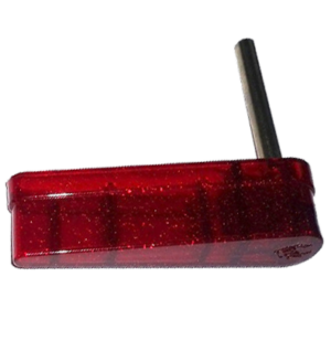 Wizard of Oz Flipper Bat Transparent Red Glitter