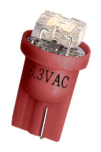 #555 Flux Flat Lens LED Red