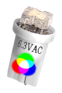 #555 Flux Flat Lens LED Multicolor RGB