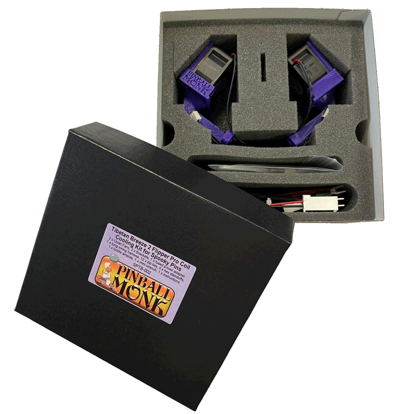 Tibetan Breeze SPOOKY Pin 2-Flipper Cooling Kit - Image 1