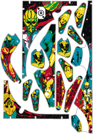 Alien Poker Plastic Set