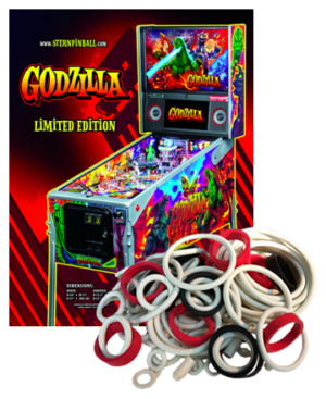 Godzilla (Stern) Rubber Set