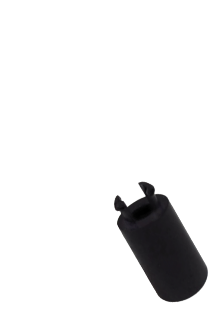 Black Plastic Spacer 03-8022-2 - Image 1