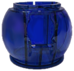 Twilight Zone Gumball Globe Blue