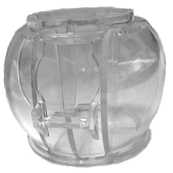 Twilight Zone Gumball Globe Clear