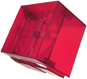 Twilight Zone Clock Housing Red