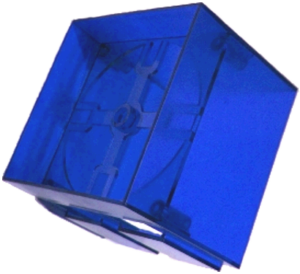 Twilight Zone Clock Housing Blue