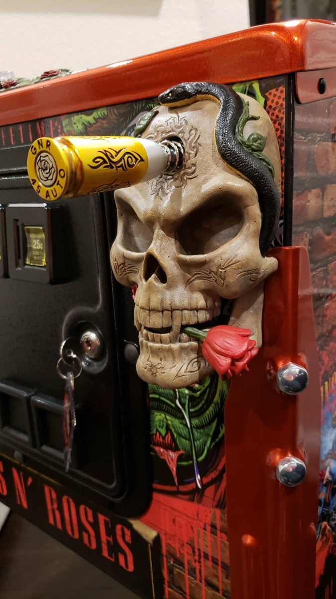 Guns N’ Roses  Sculpted Bullit Rod Shooter by The Art of Pinball - Image 8