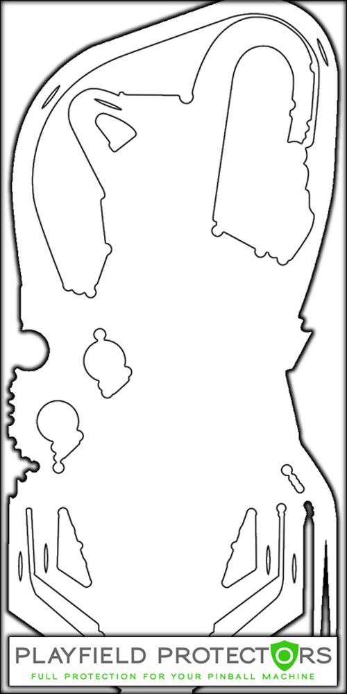 The Simpsons Pinball Party Playfield Protector - Image 1