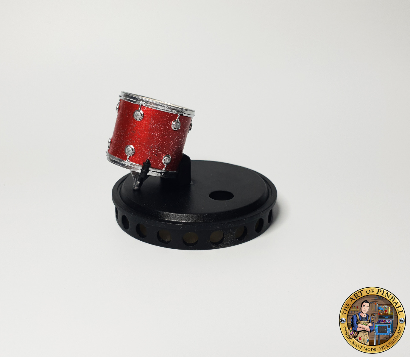 Guns N’ Roses Sculpted Drum Set Pop Bumper Covers by The Art of Pinball - Image 5