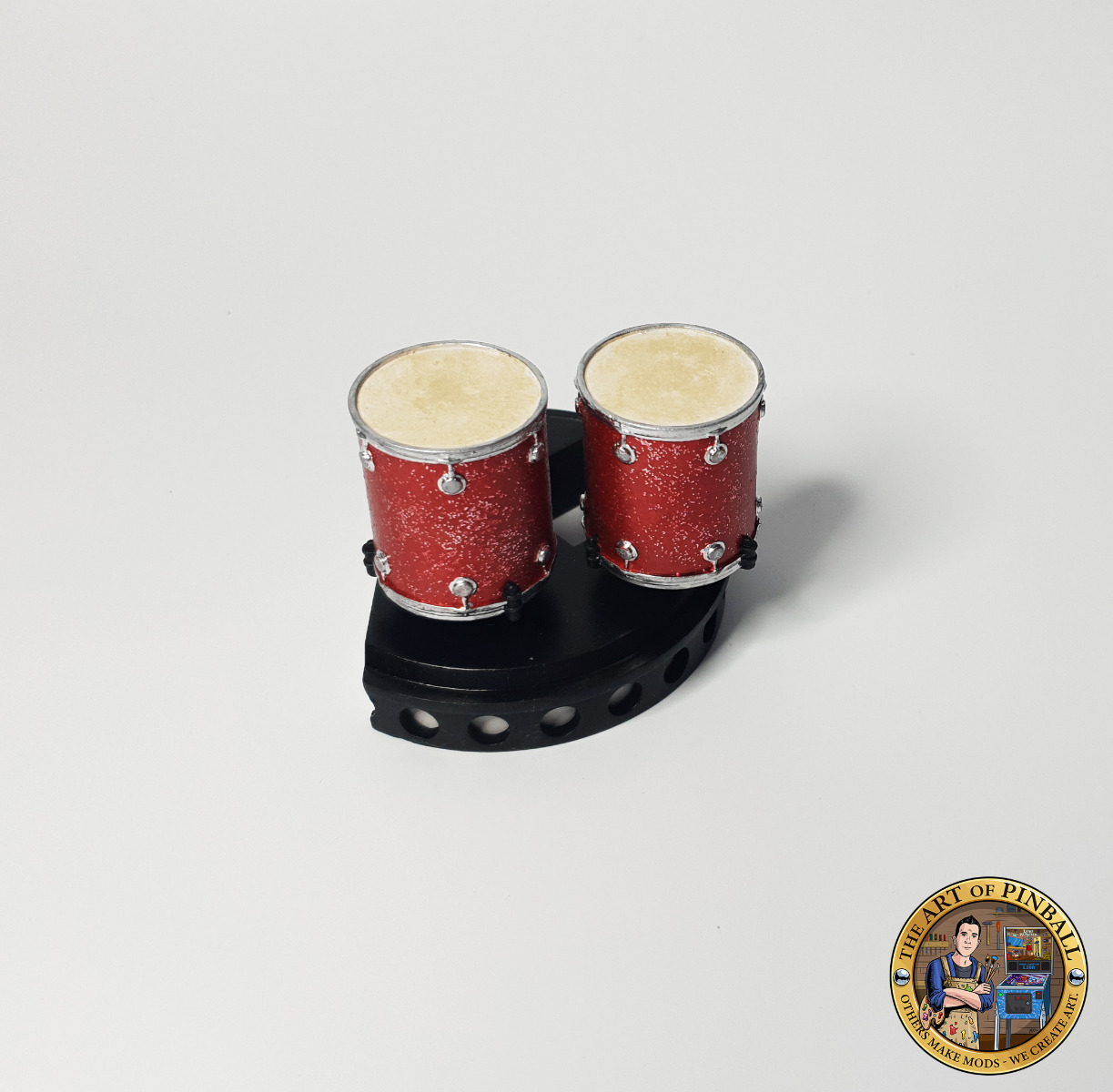 Guns N’ Roses Sculpted Drum Set Pop Bumper Covers by The Art of Pinball - Image 3