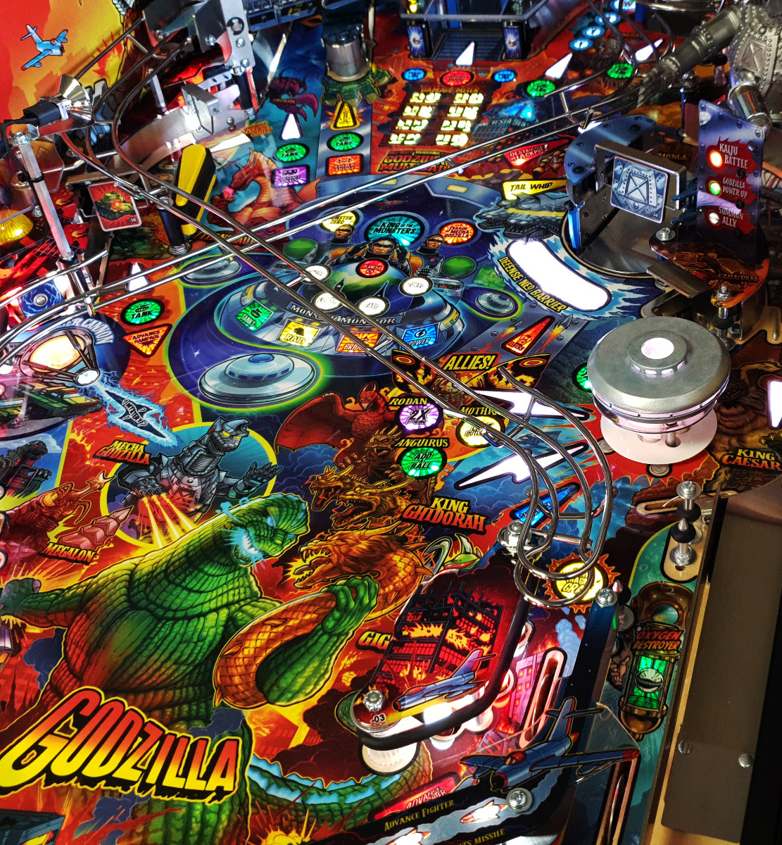 Godzilla Xiliens Flying Saucer Pop Bumper by The Art of Pinball - Image 10