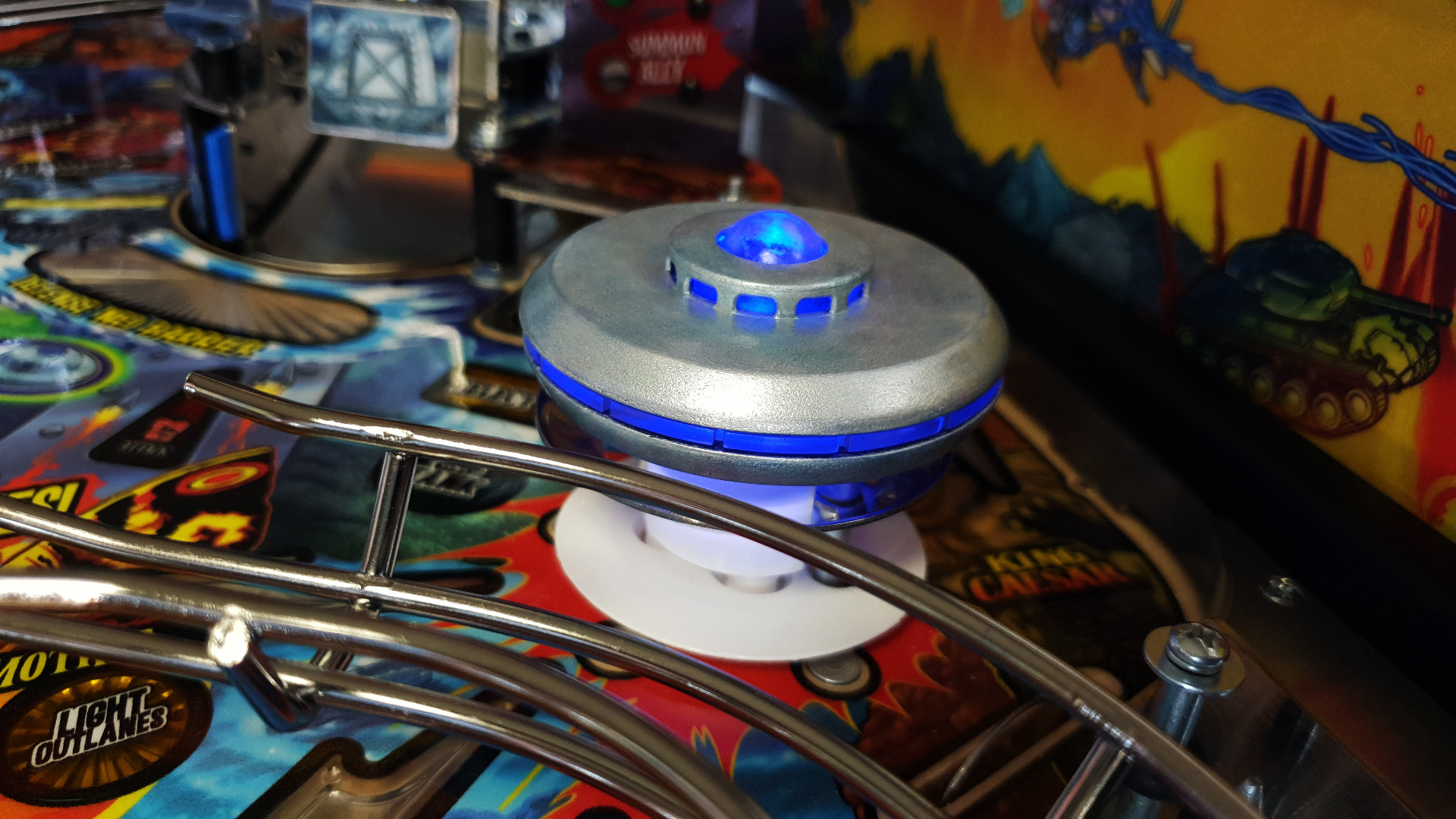 Godzilla Xiliens Flying Saucer Pop Bumper by The Art of Pinball - Image 7