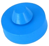 Rubber Bumper Pad Round Blue 23-6686