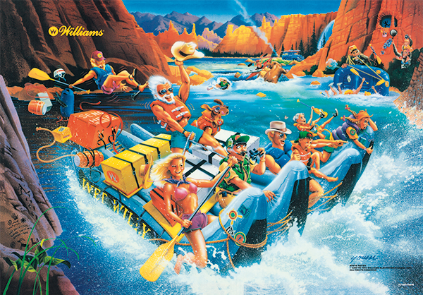 White Water Acrylic Backglass - Image 1