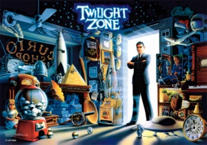 Twilight Zone Acrylic Backglass