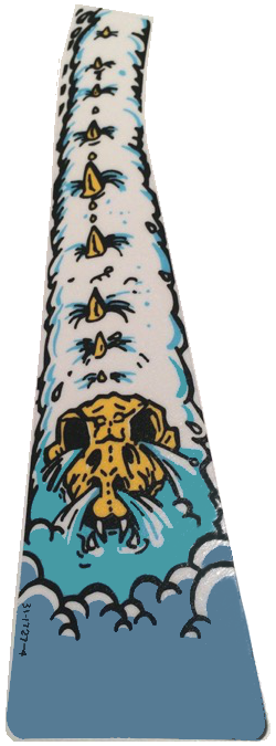 White Water Lower to Upper Ramp Decal