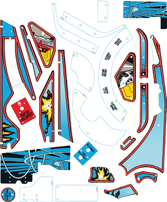 Demolition Man Plastic Set - Image 1