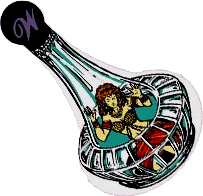 Tales of the Arabian Nights Genie in Bottle Decal