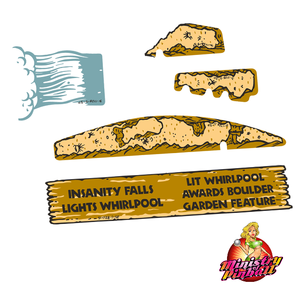 White Water Mountain/Ramp Decal Set - Image 1