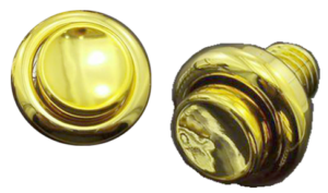 Flipper Button Gold