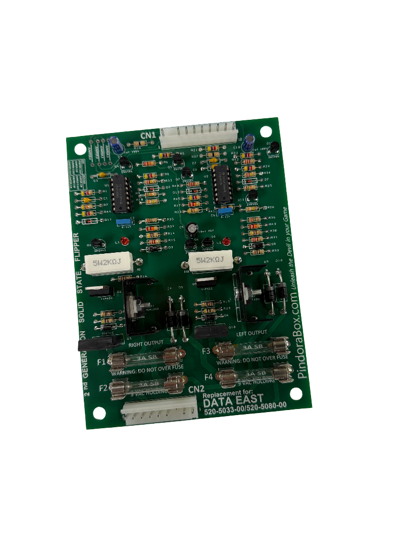 Data East 2 Flipper Board 520-5033-00