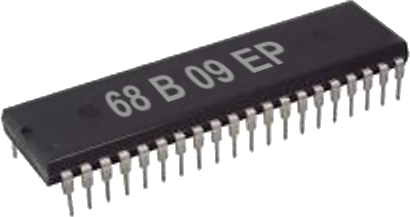 IC MC68B09EP Microprocessor - Image 1