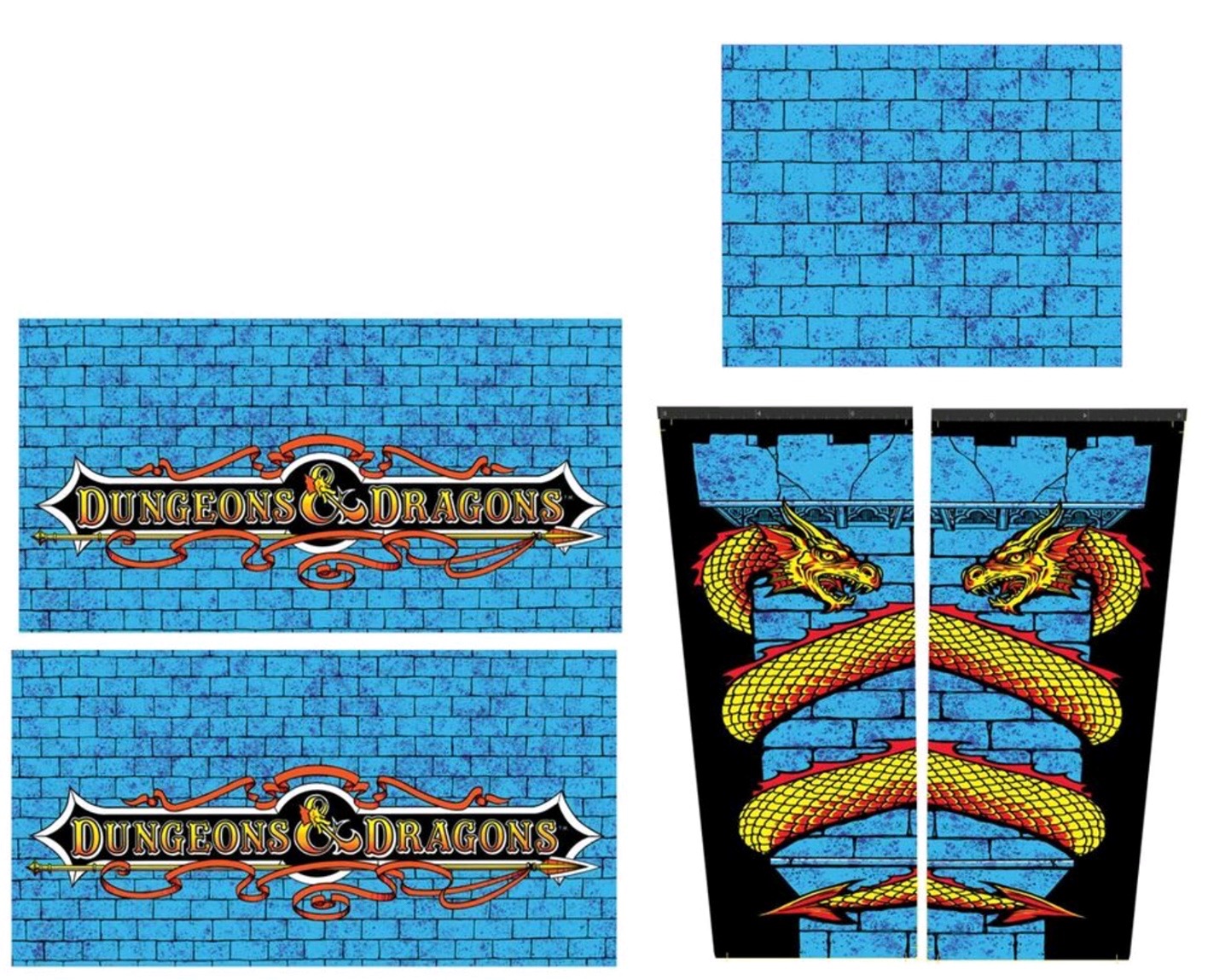 Dungeons & Dragons Cabinet Decals (Next Gen) - Image 1