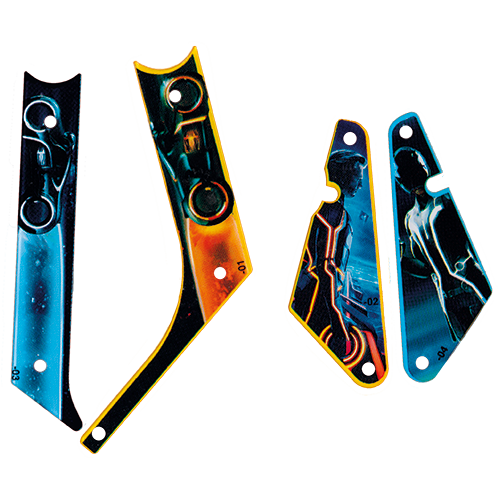 Tron: Legacy Slingshot Lane Plastic Set - Image 1