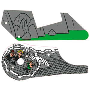 Adventures of Rocky and Bullwinkle and Friends Plastics