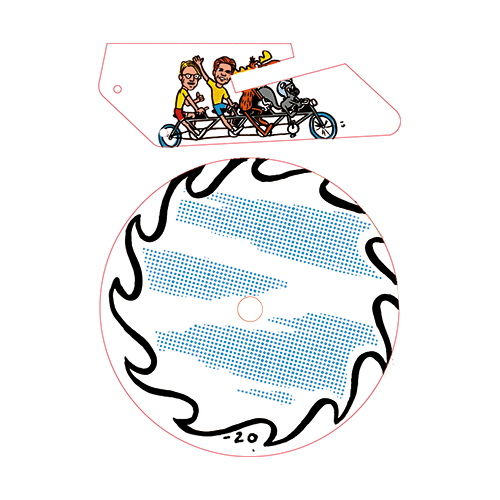 Adventures of Rocky and Bullwinkle and Friends Plastics - Image 1