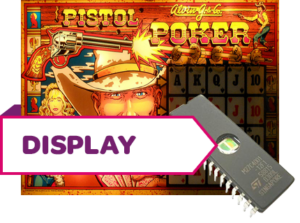 Pistol Poker Display Rom U5