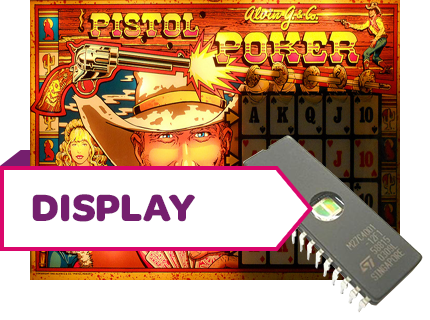 Pistol Poker Display Rom U5 - Image 1