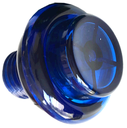 Flipper Button Transparent Blue - Image 1