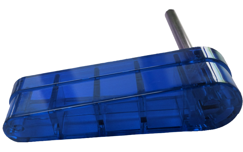 Flipper Bat Early Bally Transparent Blue